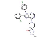 1-[9-(4-氯苯基)-8-(2-氯苯基)-9H-嘌呤-6-基]-4-乙基<span class='lighter'>氨基</span><span class='lighter'>哌啶</span>-4-甲酰胺