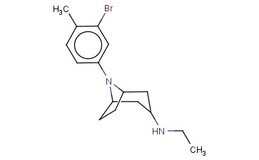 8-(3-BROMO-4-METHYLPHENYL)-N-ETHYL-8-AZABICYCLO[3.2.1]OCTAN-3-AMINE