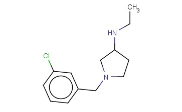 1-[(3-CHLOROPHENYL)METHYL]-N-ETHYLPYRROLIDIN-3-AMINE