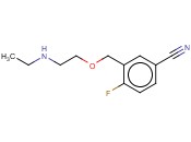 3-([2-(ETHYLAMINO)ETHOXY]METHYL)-<span class='lighter'>4-FLUOROBENZONITRILE</span>