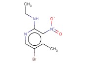 5-BROMO-N-ETHYL-4-METHYL-3-NITROPYRIDIN-2-AMINE