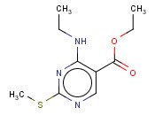ETHYL 4-(ETHYLAMINO)-2-(METHYLTHIO)PYRIMIDINE-5-CARBOXYLATE
