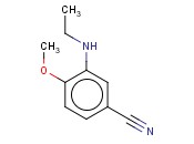 3-(ETHYLAMINO)-<span class='lighter'>4-METHOXYBENZONITRILE</span>