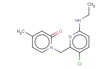 1-([3-CHLORO-6-(ETHYLAMINO)PYRIDIN-2-YL]METHYL)-4-METHYL-1,2-DIHYDROPYRIDIN-2-ONE