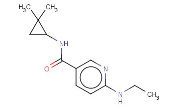 N-(2,2-DIMETHYLCYCLOPROPYL)-6-(ETHYLAMINO)PYRIDINE-3-CARBOXAMIDE