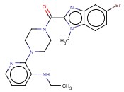 (5-BROMO-1-METHYL-1H-BENZO[D]IMIDAZOL-2-YL)(4-(3-(ETHYLAMINO)PYRIDIN-2-YL)PIPERAZIN-1-YL)METHANONE