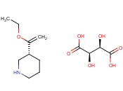 (R)-3-(1-ETHOXYVINYL)PIPERIDINE (2R,3R)-2,3-DIHYDROXYSUCCINATE