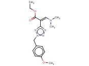 3-DIMETHYLAMINO-2-[2-(4-METHOXY-BENZYL)-2H-TETRAZOL-5-YL]-ACRYLIC ACID ETHYL ESTER