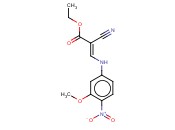 2-PROPENOIC ACID, 2-CYANO-3-[(3-METHOXY-4-NITROPHENYL)AMINO]-, ETHYL ESTER
