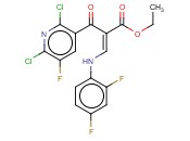 ETHYL3-(2,4-DIFLUOROANILINO)-2-(2,6-DICHLORO-5-FLUORONICOTINOYL)ACRYLATE
