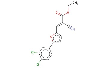 ETHYL 2-CYANO-3-(5-(3,4-DICHLOROPHENYL)-2-FURYL)ACRYLATE