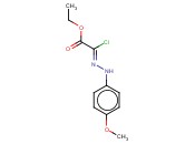 2-chloro-2-[2-(4-methoxyphenyl)hydrazinylidene], ethyl ester