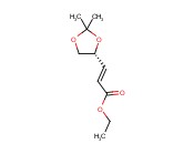 ETHYL (R)-TRANS-3-(2,2-DIMETHYL-<span class='lighter'>1,3-DIOXOLAN-4-YL</span>)PROPENOATE