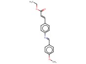 4-[(4-甲氧基苯亚甲基)<span class='lighter'>氨基</span>]肉桂<span class='lighter'>酸</span><span class='lighter'>乙</span><span class='lighter'>酯</span>