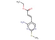 (E)-ETHYL 3-(4-AMINO-2-(METHYLTHIO)-PYRIMIDIN-5-YL)ACRYLATE