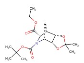 8-TERT-BUTYL 9-ETHYL (1S,2S,6R,7R,9S)-4,4-DIMETHYL-3,5-DIOXA-8-AZATRICYCLO[5.2.1.0(2,6)]DECANE-8,9-DICARBOXYLATE