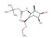 ETHYL (1S*,2S*,3R*,4R*,5S*,6R*)-3-([(TERT-BUTOXY)CARBONYL]AMINO)-5,6-DIHYDROXYBICYCLO[2.2.1]HEPTANE-2-CARBOXYLATE