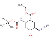 ETHYL (1R*,2S*,4R*,5R*)-5-AZIDO-2-([(TERT-BUTOXY)CARBONYL]AMINO)-4-HYDROXYCYCLOHEXANE-1-CARBOXYLATE