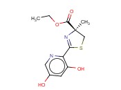 4-THIAZOLECARBOXYLIC ACID, 2-(3,5-DIHYDROXY-2-PYRIDINYL)-4,5-DIHYDRO-4-METHYL),ETHYL ESTER, (4S)-