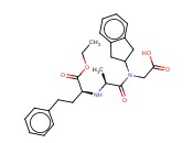 N-[N-[(S)-1-(<span class='lighter'>乙</span><span class='lighter'>氧</span>羰基)-3-<span class='lighter'>苯基</span>丙基]-L-丙氨<span class='lighter'>酰</span>]-N-(茚满-2-<span class='lighter'>基</span>)甘氨酸