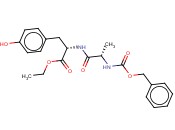 Z-<span class='lighter'>ALANYL-TYROSINE</span>-ETHYL ESTER