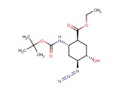 ETHYL (1S*,2S*,4S*,5S*)-4-AZIDO-2-([(TERT-BUTOXY)CARBONYL]AMINO)-5-HYDROXYCYCLOHEXANE-1-CARBOXYLATE