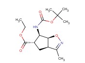 ETHYL (3AR*,5S*,6R*,6AS*)-6-([(TERT-BUTOXY)CARBONYL]AMINO)-3-METHYL-3AH,4H,5H,6H,6AH-CYCLOPENTA[D][1,2]OXAZOLE-5-CARBOXYLATE