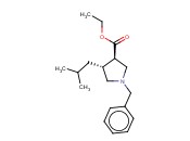 (3R,4R)-ETHYL 1-BENZYL-4-ISOBUTYLPYRROLIDINE-3-CARBOXYLATE