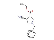 (3R,4S)-ETHYL 1-BENZYL-4-CYANOPYRROLIDINE-3-CARBOXYLATE