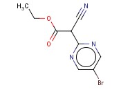 2-氰基-2-(5-<span class='lighter'>溴</span>嘧啶-2)乙酸<span class='lighter'>乙酯</span>