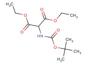 (叔丁氧羰基<span class='lighter'>氨基</span>)丙二<span class='lighter'>酸</span>二<span class='lighter'>乙</span><span class='lighter'>酯</span>