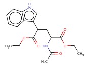 N-ACETYL-<span class='lighter'>GAMMA</span>-CARBETHOXY HOMOTRYPTOPHAN ETHYL ESTER