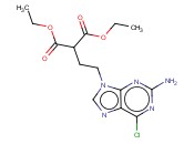 DIETHYL [2-(2-AMINO-6-CHLORO-9H-PURIN-9-YL)ETHYL]MALONATE