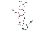 ETHYL 2-(BOC-AMINO)-3-(4-CYANO-1H-INDOL-3-YL)PROPANOATE