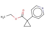 Cyclopropanecarboxylic acid, 1-(4-pyridinyl)-, ethyl ester