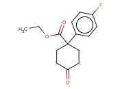 CYCLOHEXANECARBOXYLIC ACID, 1-(4-FLUOROPHENYL)-4-OXO, ETHYL ESTER