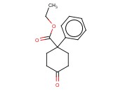 <span class='lighter'>CYCLOHEXANECARBOXYLIC</span> ACID, <span class='lighter'>4-OXO-1-PHENYL-</span>, ETHYL <span class='lighter'>ESTER</span>