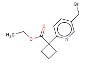 1-(5-BROMOMETHYL-PYRIDIN-2-YL)-CYCLOBUTANECARBOXYLIC ACID ETHYL ESTER
