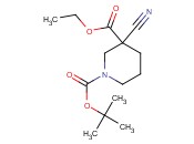 1-N-BOC-3-CYANOPIPERIDINE-3-CARBOXYLIC ACID ETHYL ESTER