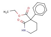 ETHYL 2-OXO-3-<span class='lighter'>PHENYLPIPERIDINE</span>-3-CARBOXYLATE