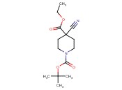 1-N-BOC-4-CYANOPIPERIDINE-4-CARBOXYLIC ACID ETHYL ESTER