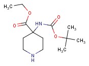 ETHYL 4-((TERT-BUTOXYCARBONYL)AMINO)PIPERIDINE-4-CARBOXYLATE