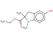 ETHYL <span class='lighter'>1,2-DIMETHYL-5-HYDROXYINDOLE-2-CARBOXYLATE</span>