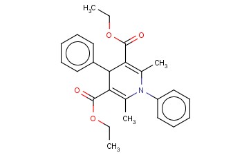 <span class='lighter'>DIETHYL</span> <span class='lighter'>1,4-DIHYDRO-2,6-DIMETHYL-1,4-DIPHENYL-3,5-PYRIDINEDICARBOXYLATE</span>