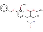 4-(4-BENZYLOXY-3-METHOXY-PHENYL)-2-METHYL-6-OXO-1,4,5,6-TETRAHYDRO-PYRIDINE-3-CARBOXYLIC ACID ETHYL ESTER