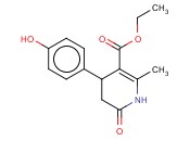 4-(4-HYDROXY-PHENYL)-2-METHYL-6-OXO-1,4,5,6-TETRAHYDRO-PYRIDINE-3-CARBOXYLIC ACID ETHYL ESTER