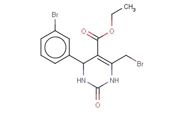 ETHYL 6-(BROMOMETHYL)-4-(3-BROMOPHENYL)-2-OXO-1,2,3,4-TETRAHYDROPYRIMIDINE-5-CARBOXYLATE