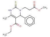ETHYL 3-(2-METHOXYCARBONYLETHYL)-6-METHYL-4-PHENYL-2-THIOXO-1,2,3,4-TETRAHYDROPYRIMIDINE-5-CARBOXYLATE