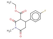 ETHYL 4-(4-FLUOROPHENYL)-1-METHYL-2,6-DIOXOPIPERIDINE-3-CARBOXYLATE