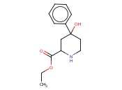 ETHYL 4-HYDROXY-4-<span class='lighter'>PHENYLPIPERIDINE</span>-2-CARBOXYLATE
